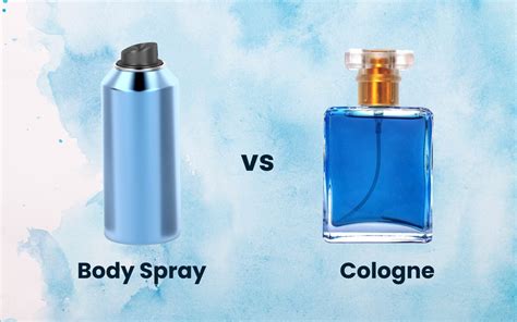 perfume vs cologne body spray